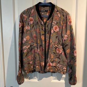 Blank NYC Floral Bomber